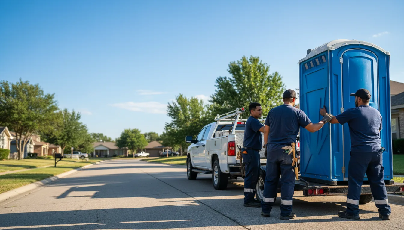 Portable Toilet Rental in Hooks, TX near me